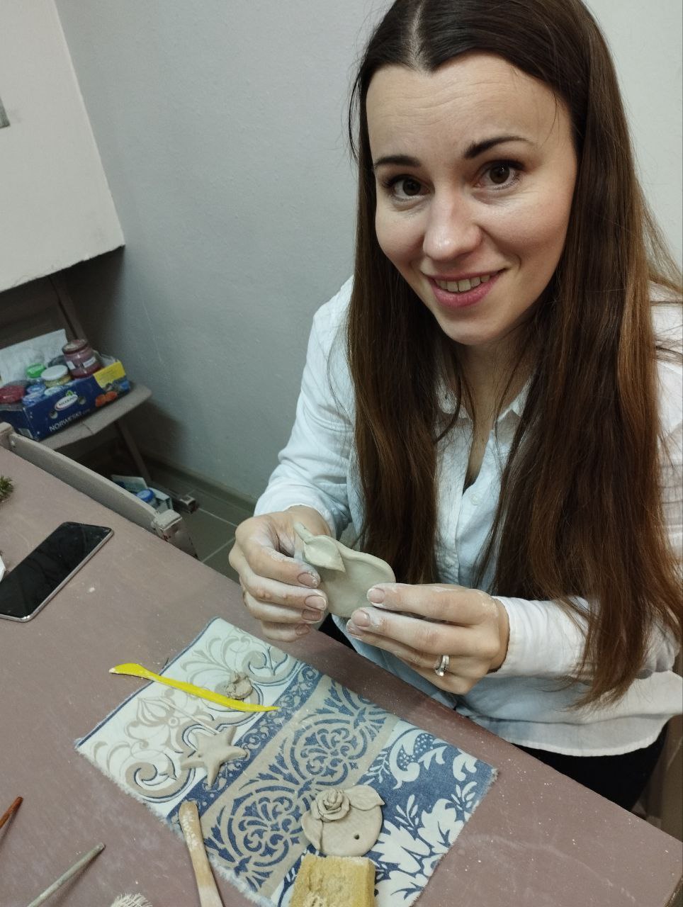 Майстер-клас Десятової В.Б. з виготовлення новорічної прикраси, грудень 2023